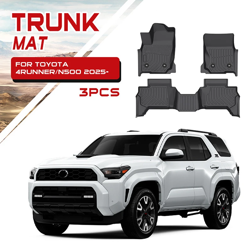 Floor Mats For Toyota 4Runner 2025 TPE Material Waterproof Anti-Slip Auto Liner Foot Pads Interior Upgrade Car Accessories
Floor Mats For Toyota 4Runner 2025 TPE Material Waterproof Anti-Slip Auto Liner Foot Pads Interior Upgrade Car Accessories