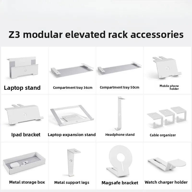 Z3 Modular Monitor Stand Phone Holder White Multi-Functional Desk Organizer Space Saving Storage Drawer for Office Accessories
Z3 Modular Monitor Stand Phone Holder White Multi-Functional Desk Organizer Space Saving Storage Drawer for Office Accessories