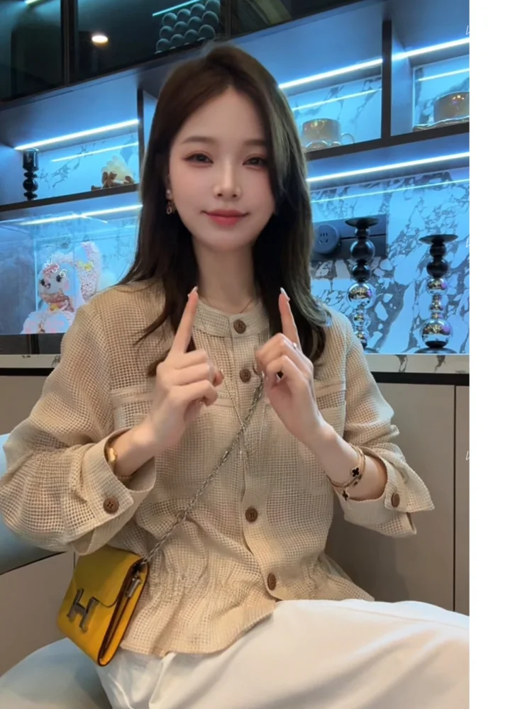 Xuanxuanchen Spring Summer Thin Long Sleeve Casual Outerwear Women's Fashion Design Loose Fit Coat Casual Style C9812
Xuanxuanchen Spring Summer Thin Long Sleeve Casual Outerwear Women's Fashion Design Loose Fit Coat Casual Style C9812