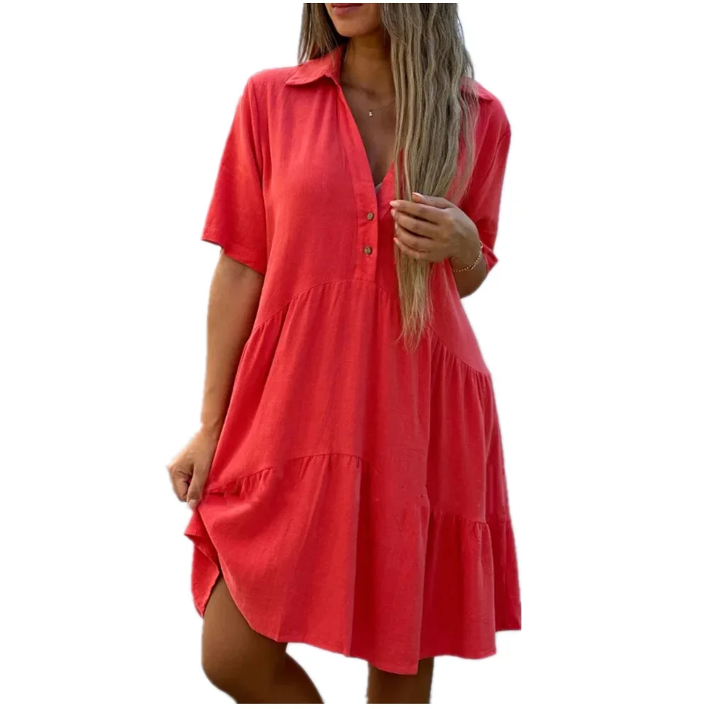 Y2k Clothes Vintage Streetwear Comfortable Loose Harajuku Summer Cotton Linen Casual Summer Dress for Women Clothing Fashion
Y2k Clothes Vintage Streetwear Comfortable Loose Harajuku Summer Cotton Linen Casual Summer Dress for Women Clothing Fashion