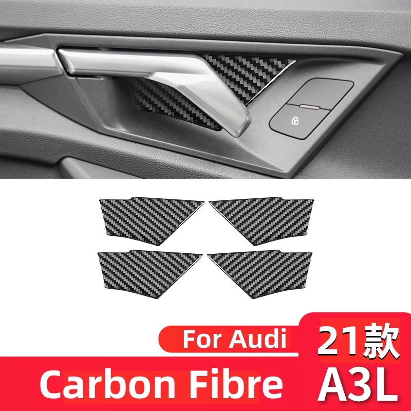 For Audi A3L 2021-2023 Car Styling Accessories Carbon Fiber Car Interior Door Handle Bowl Cover Trim Modification Sticker
For Audi A3L 2021-2023 Car Styling Accessories Carbon Fiber Car Interior Door Handle Bowl Cover Trim Modification Sticker