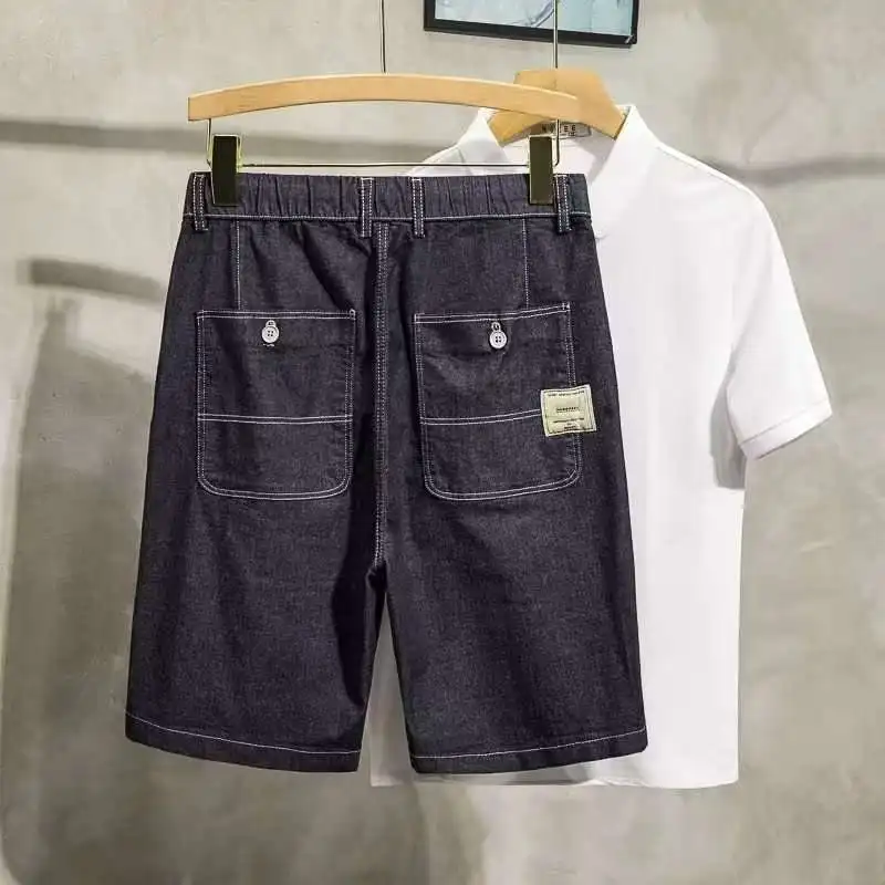 Men's Denim orts Summer Thin Loose Casual Mid-Length Trendy Korean Sle Slim-Fit Five-Quarter Pants Straight Leg Jeans
Men's Denim orts Summer Thin Loose Casual Mid-Length Trendy Korean Sle Slim-Fit Five-Quarter Pants Straight Leg Jeans