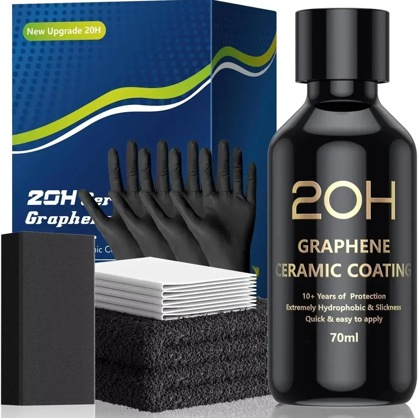 Graphene Ceramic Coating 20H with Self Healing and UV Track Technology Car Detailing Professionals 10+ Years of Protection
Graphene Ceramic Coating 20H with Self Healing and UV Track Technology Car Detailing Professionals 10+ Years of Protection