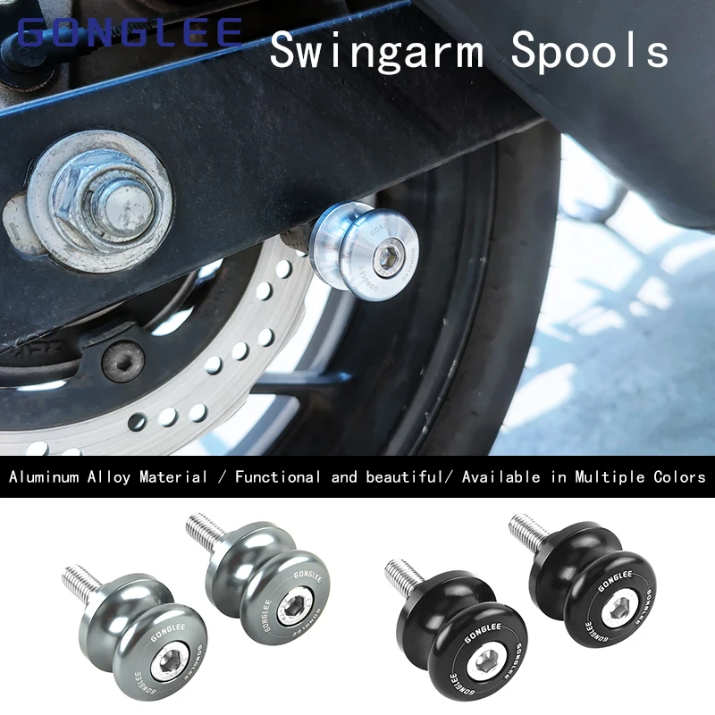 Swingarm Spools for Triumph Tiger Sport 660 Tiger 850 Sport Tiger 900 GT Daytona 660 Trident 800 660 Street Triple 765 R/RS
Swingarm Spools for Triumph Tiger Sport 660 Tiger 850 Sport Tiger 900 GT Daytona 660 Trident 800 660 Street Triple 765 R/RS
