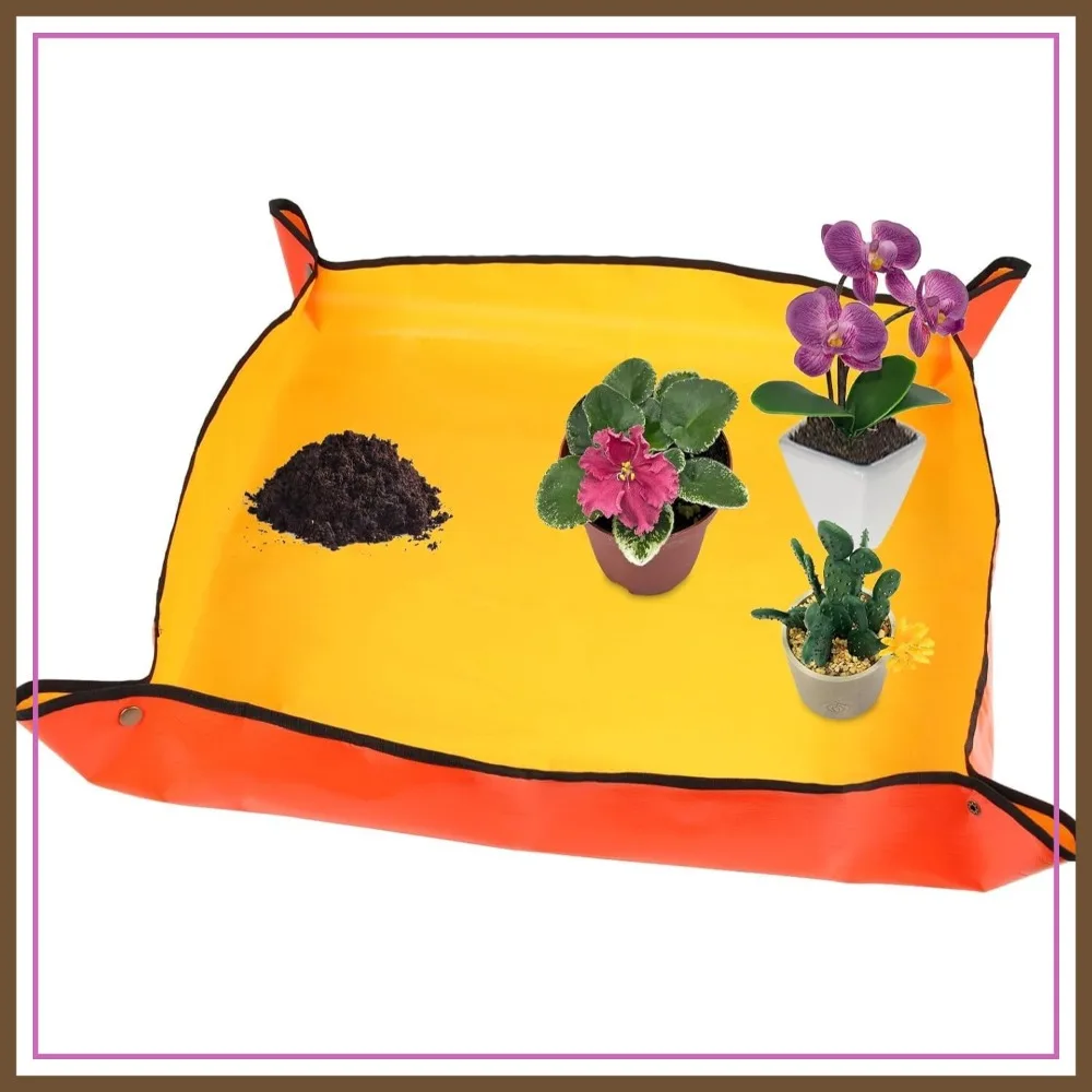 Foldable Waterproof Plant Repotting Mat for Indoor Plants, Succulents, Potting Soil, Portable, Easy to Clean, Extra Large 39.4x39.4 inches
Foldable Waterproof Plant Repotting Mat for Indoor Plants, Succulents, Potting Soil, Portable, Easy to Clean, Extra Large 39.4x39.4 inches