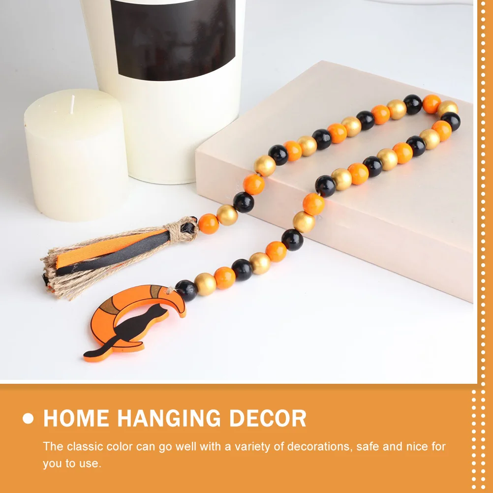 Halloween Beaded Pendant Wooden Bead String Tassel Decorative Garland Home Wall Hanging Farmhouse Rustic Party Supply Wood
Halloween Beaded Pendant Wooden Bead String Tassel Decorative Garland Home Wall Hanging Farmhouse Rustic Party Supply Wood