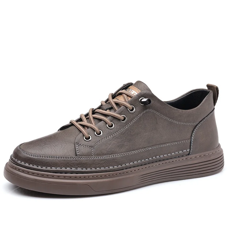 Men Casual Shoes Fashion Breathable Genuine Leather Comfortable Flat Spring Autumn Korean Board Student Versatile Low Top
Men Casual Shoes Fashion Breathable Genuine Leather Comfortable Flat Spring Autumn Korean Board Student Versatile Low Top