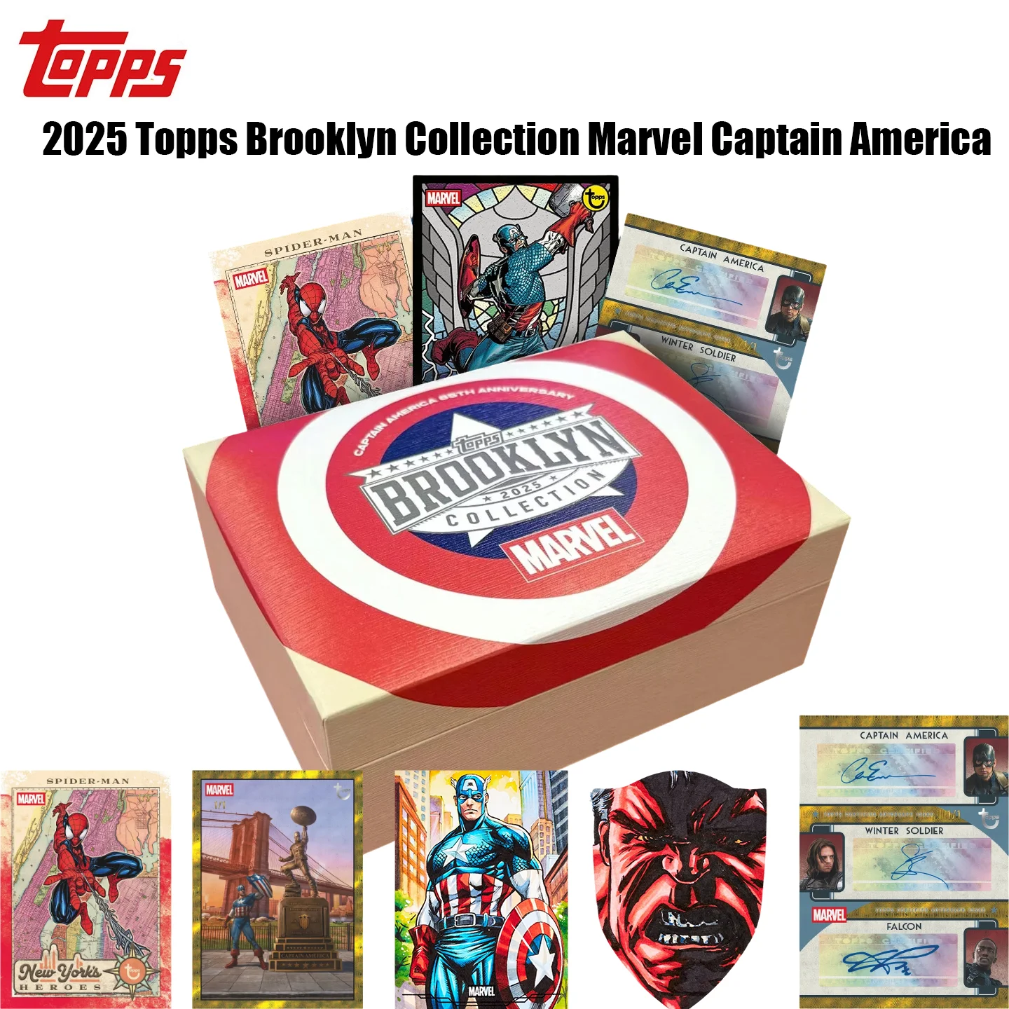 Официальный коллекционный набор карточек Topps Marvel Капитан Америка к 85-летию, 2025 год, премиум-издание, супергерои Marvel, хобби-бокс
Официальный коллекционный набор карточек Topps Marvel Капитан Америка к 85-летию, 2025 год, премиум-издание, супергерои Marvel, хобби-бокс