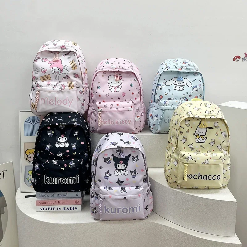 Sanrio Cartoon Backpack Cute Multi-purpose Waterproof Backpack for Women Melody Kuromi Hello Kitty Cinnamoroll Pochacco
Sanrio Cartoon Backpack Cute Multi-purpose Waterproof Backpack for Women Melody Kuromi Hello Kitty Cinnamoroll Pochacco