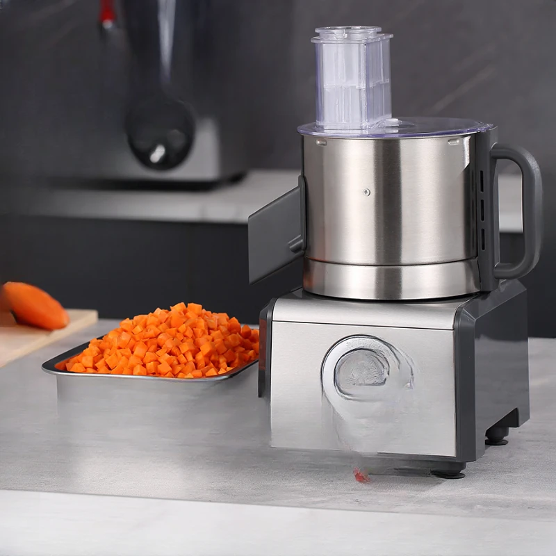 Dicing machine, commercial vegetable cutting machine, diced carrots cutting, potato cutting, shredding, slicing
Dicing machine, commercial vegetable cutting machine, diced carrots cutting, potato cutting, shredding, slicing