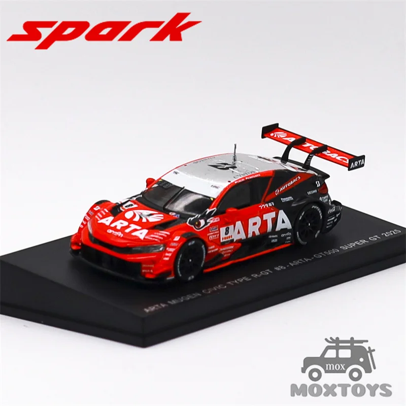 Spark 1:64 ARTA MUGEN CIVIC TYPE R-GT NO.8 ARTA GT500 SUPER GT 2025 Red Black Diecast Model Car
Spark 1:64 ARTA MUGEN CIVIC TYPE R-GT NO.8 ARTA GT500 SUPER GT 2025 Red Black Diecast Model Car