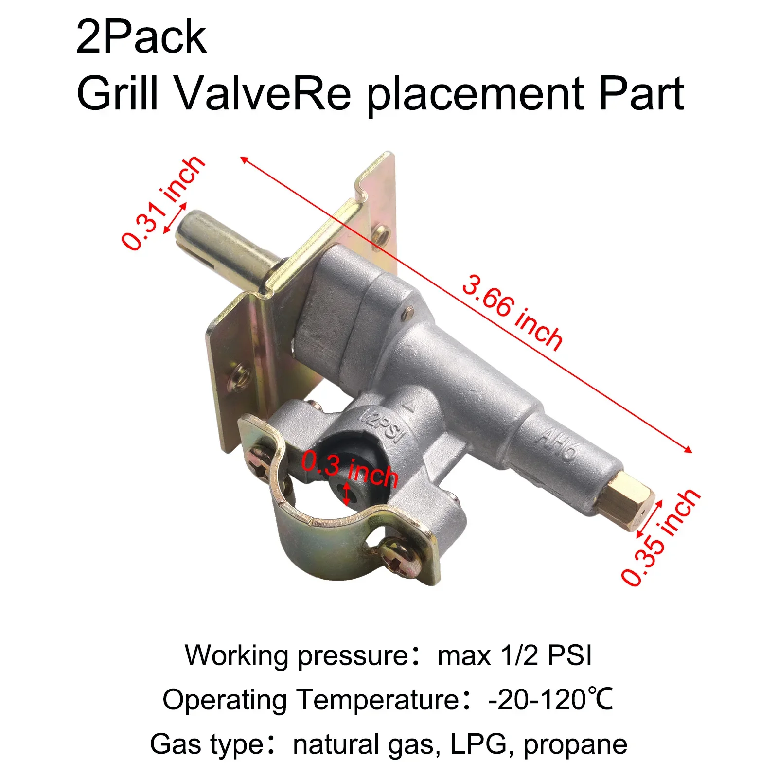 Grill Cooking Station Grill Ignition Valve BBQ Replacement Parts Precise Control Low Working Pressure For Propane Flat Top Grill
Grill Cooking Station Grill Ignition Valve BBQ Replacement Parts Precise Control Low Working Pressure For Propane Flat Top Grill