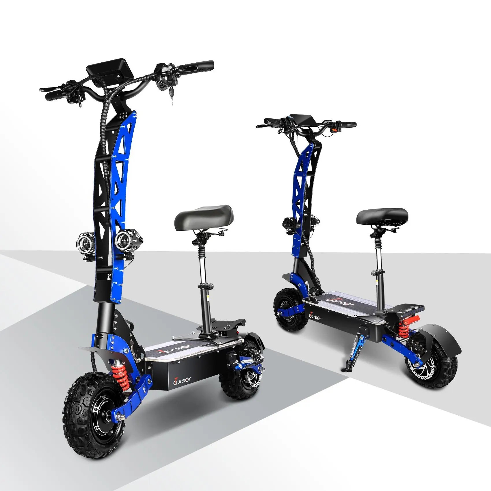 E8P 6000W Dual Motor 60V 35AH Electric Scooter 11 inch Off-Road Tyres with Seat Max Speed 85-90km/hLCD Display Foldable Escooter
E8P 6000W Dual Motor 60V 35AH Electric Scooter 11 inch Off-Road Tyres with Seat Max Speed 85-90km/hLCD Display Foldable Escooter