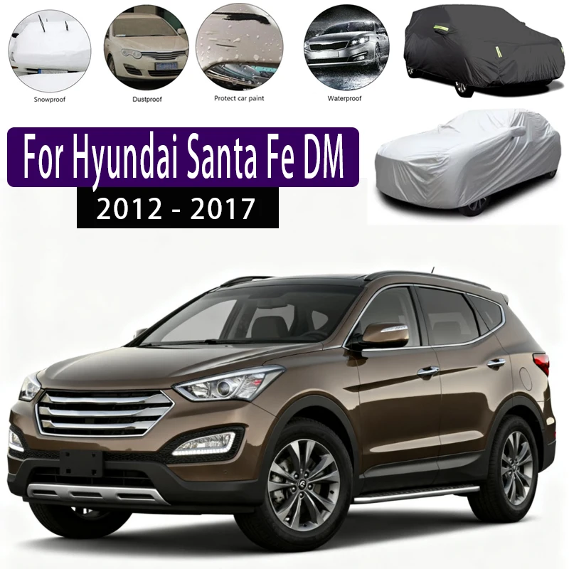 For Hyundai Santa Fe DM Outdoor Protection Full Car Covers Snow Cover Sunshade Waterproof Dustproof Exterior Car accessories
For Hyundai Santa Fe DM Outdoor Protection Full Car Covers Snow Cover Sunshade Waterproof Dustproof Exterior Car accessories
