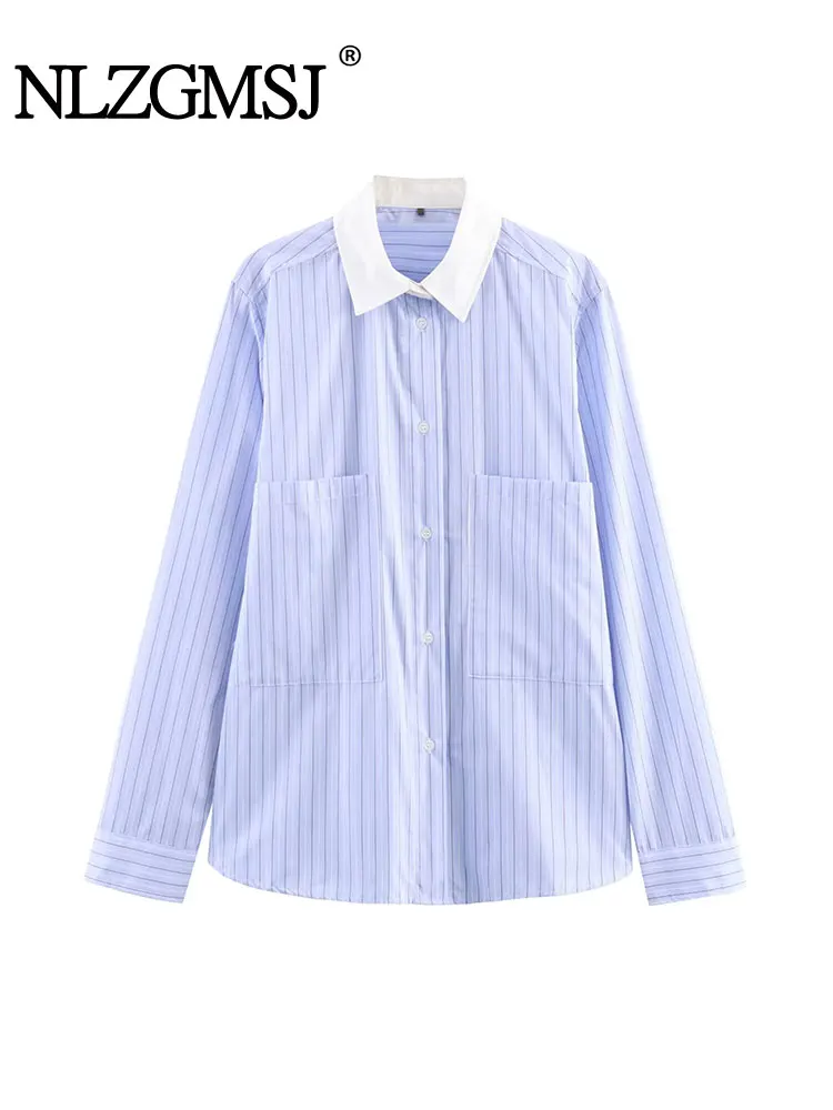 NLZGMSJ женская свободная блузка 2026, весенняя повседневная рубашка с отложным воротником и пуговицами, офисная мода, топ Y2K
NLZGMSJ женская свободная блузка 2026, весенняя повседневная рубашка с отложным воротником и пуговицами, офисная мода, топ Y2K
