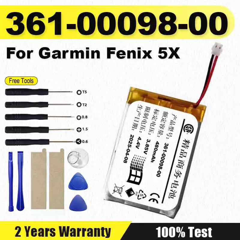 Совершенно новая батарея для часов 361-00098-00 для Garmin Fenix 5X, сменная батарея + бесплатные инструменты
Совершенно новая батарея для часов 361-00098-00 для Garmin Fenix 5X, сменная батарея + бесплатные инструменты