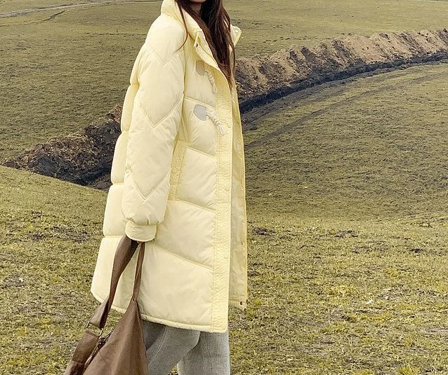 2025 New Bull Horn Button Winter Coat Cotton Jacket Women's Middle School Long Cotton Jacket Student Sweetie
2025 New Bull Horn Button Winter Coat Cotton Jacket Women's Middle School Long Cotton Jacket Student Sweetie