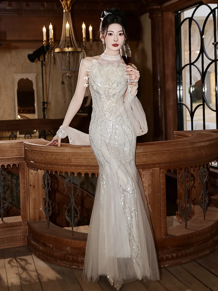 Neline Evening Gown Sexy ort Sve Long Fi Tail Sparkling Adult Host Ele High End Lightweight Polyester Fiber
Neline Evening Gown Sexy ort Sve Long Fi Tail Sparkling Adult Host Ele High End Lightweight Polyester Fiber