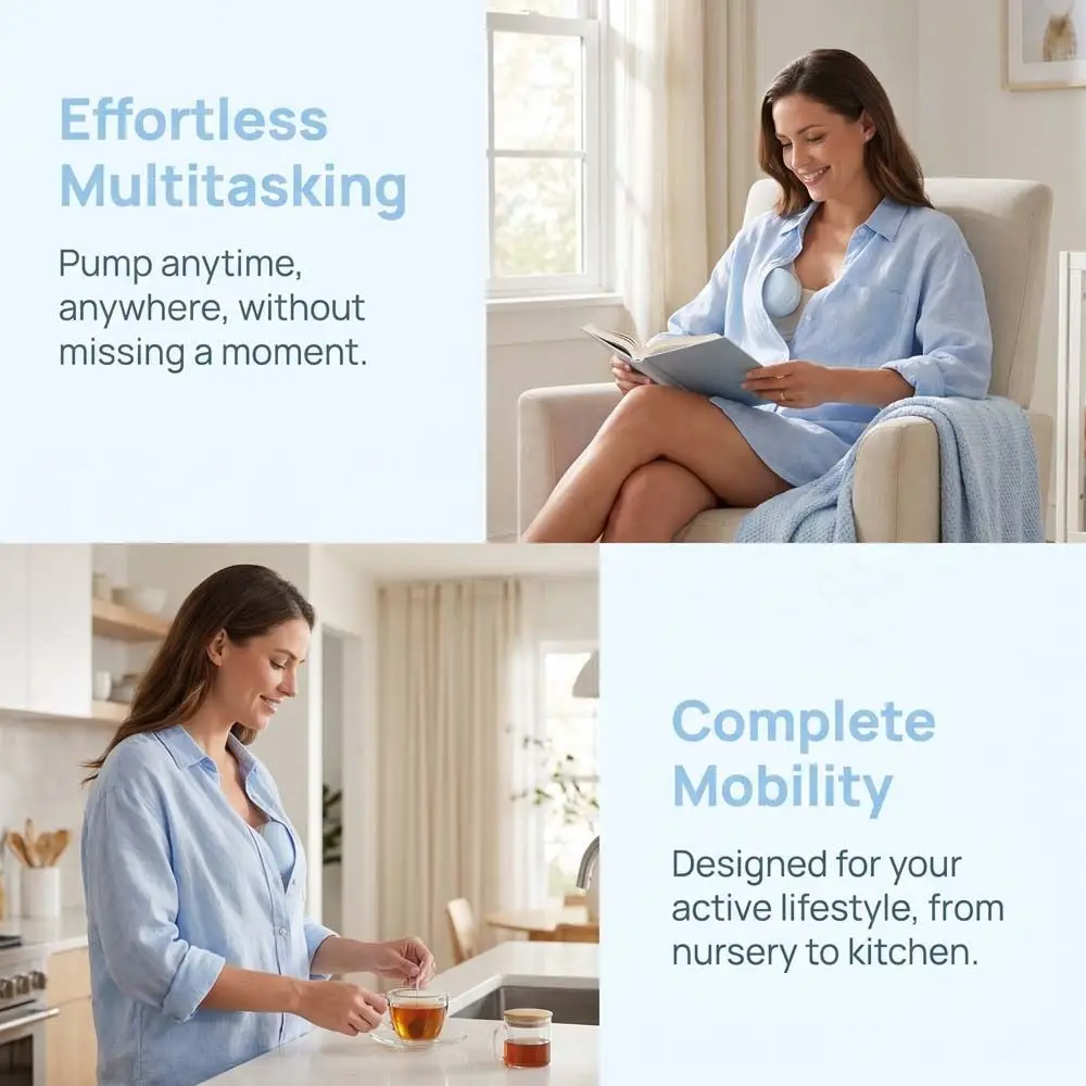 Longer Battery Life Electric Breast Pump 9 Levels Low Noise Hands Free Breast Pump LED Display Silent Breast Pump
Longer Battery Life Electric Breast Pump 9 Levels Low Noise Hands Free Breast Pump LED Display Silent Breast Pump