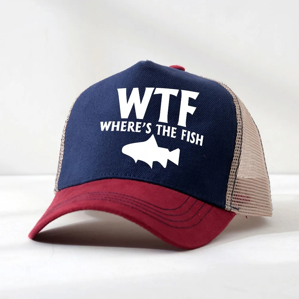 WTF fish print outdoor men Fishing baseball cap retro duckbill cap sports casual Snapback hats cool Mesh Breathable Trucker Hat
WTF fish print outdoor men Fishing baseball cap retro duckbill cap sports casual Snapback hats cool Mesh Breathable Trucker Hat