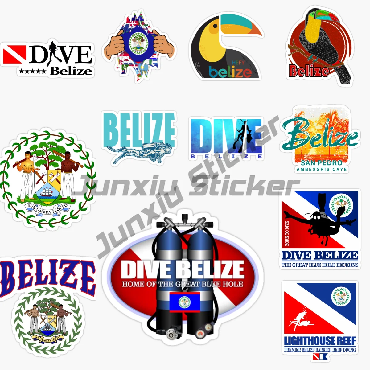 Belize Diving Flag Map Car Sticker Waterproof on Car Rear Bumper Window Vinyl PVC Self-adhesive Decal
Belize Diving Flag Map Car Sticker Waterproof on Car Rear Bumper Window Vinyl PVC Self-adhesive Decal