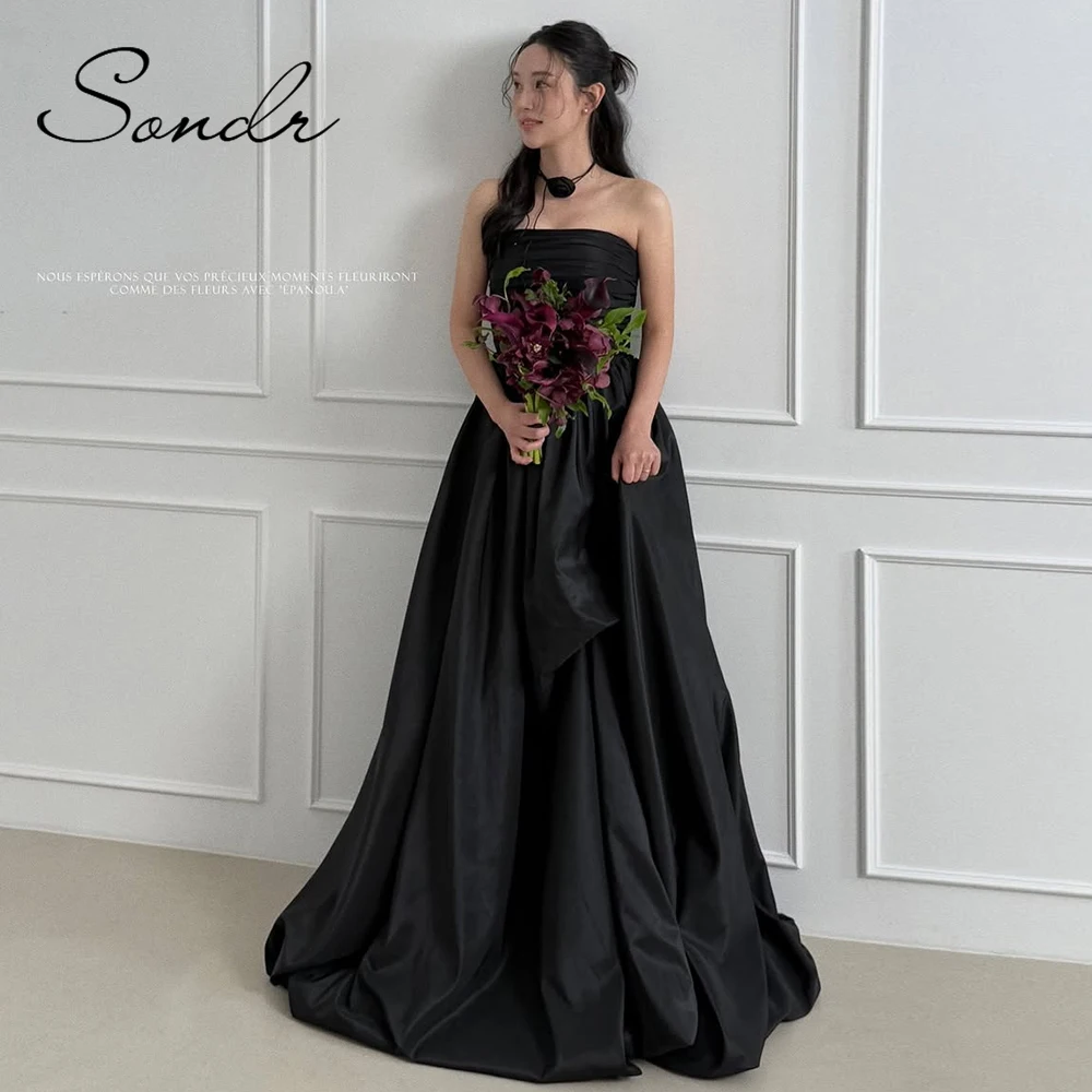 Sondr Black Wedding Dresses Korean Style Customized Strapless A Line Evening Dresses Bridal Self-Wedding Dress Photo Shoot 2025
Sondr Black Wedding Dresses Korean Style Customized Strapless A Line Evening Dresses Bridal Self-Wedding Dress Photo Shoot 2025