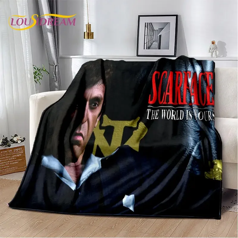 Movie Scarface Tony 3D Printing Soft Plush Blanket,Flannel Blanket Throw Blanket for Living Room Bedroom Bed Sofa Picnic Cover
Movie Scarface Tony 3D Printing Soft Plush Blanket,Flannel Blanket Throw Blanket for Living Room Bedroom Bed Sofa Picnic Cover