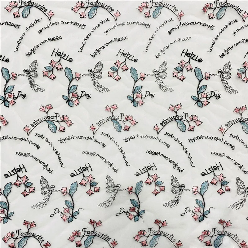 3Yards DIY Handmade Dress Decoration Embroidery Lace elfin Flowers Fabric Colorful Embroidered Mesh
3Yards DIY Handmade Dress Decoration Embroidery Lace elfin Flowers Fabric Colorful Embroidered Mesh