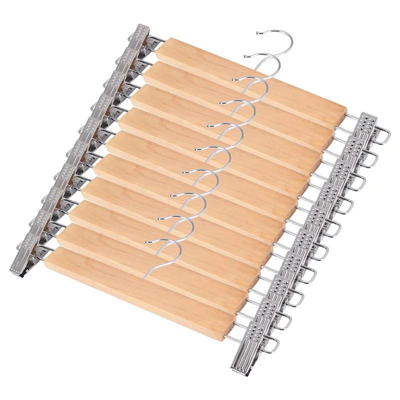 2025 Trend 10 Pack Wooden Skirt Hangers With Adjustable Clips Non-Slip Trouser Hanger Natural Finish Lotus Wood Pants Hangers 36
2025 Trend 10 Pack Wooden Skirt Hangers With Adjustable Clips Non-Slip Trouser Hanger Natural Finish Lotus Wood Pants Hangers 36