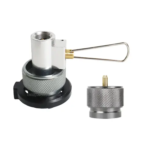 Outdoor Camping Stove Propane Refill Adapter Gas Burner Gas Filling Butane Cylinder Tank Conversion LPG Saver Camping Equipment