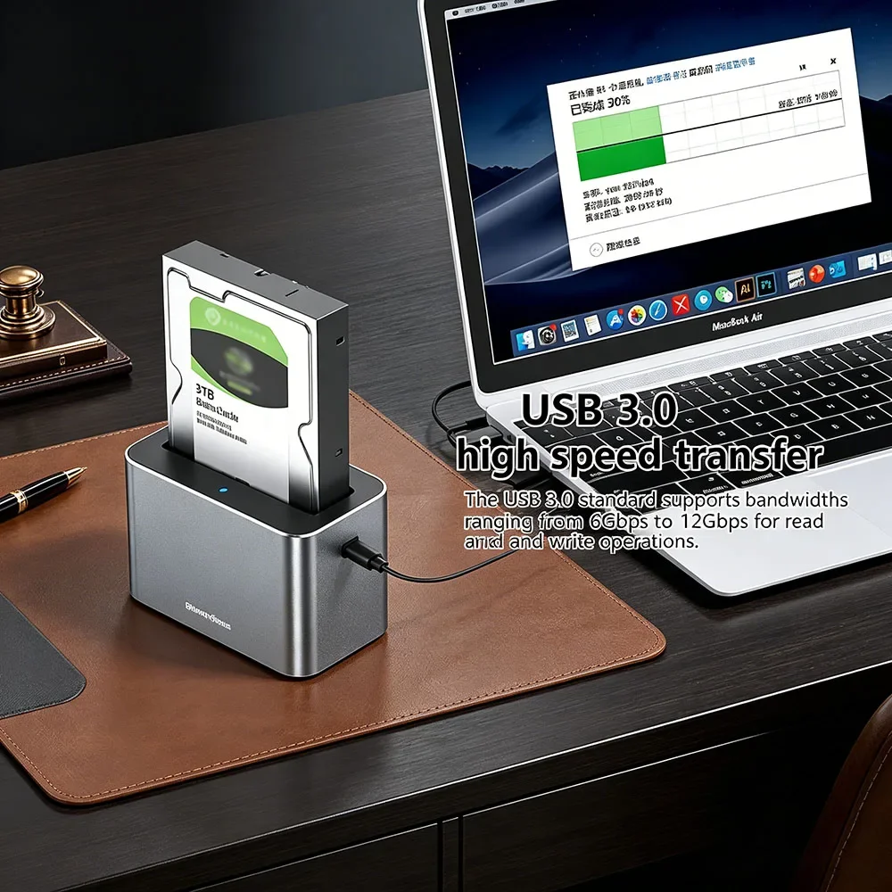 Premium 2.5 3.5 Inch SAS SATA HDD Enclosure USB 3.0 External Hard Drive Docking Station
Premium 2.5 3.5 Inch SAS SATA HDD Enclosure USB 3.0 External Hard Drive Docking Station