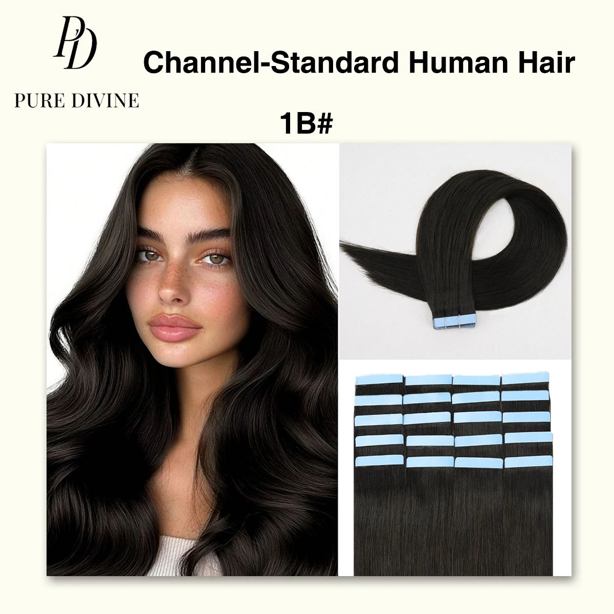 Brown Black Tape in Hair Extensions Human Hair 1B# Remy Virgin Tape ins Human Hair Seamless Silky Straight Skin Weft 20/40/60Pcs
Brown Black Tape in Hair Extensions Human Hair 1B# Remy Virgin Tape ins Human Hair Seamless Silky Straight Skin Weft 20/40/60Pcs