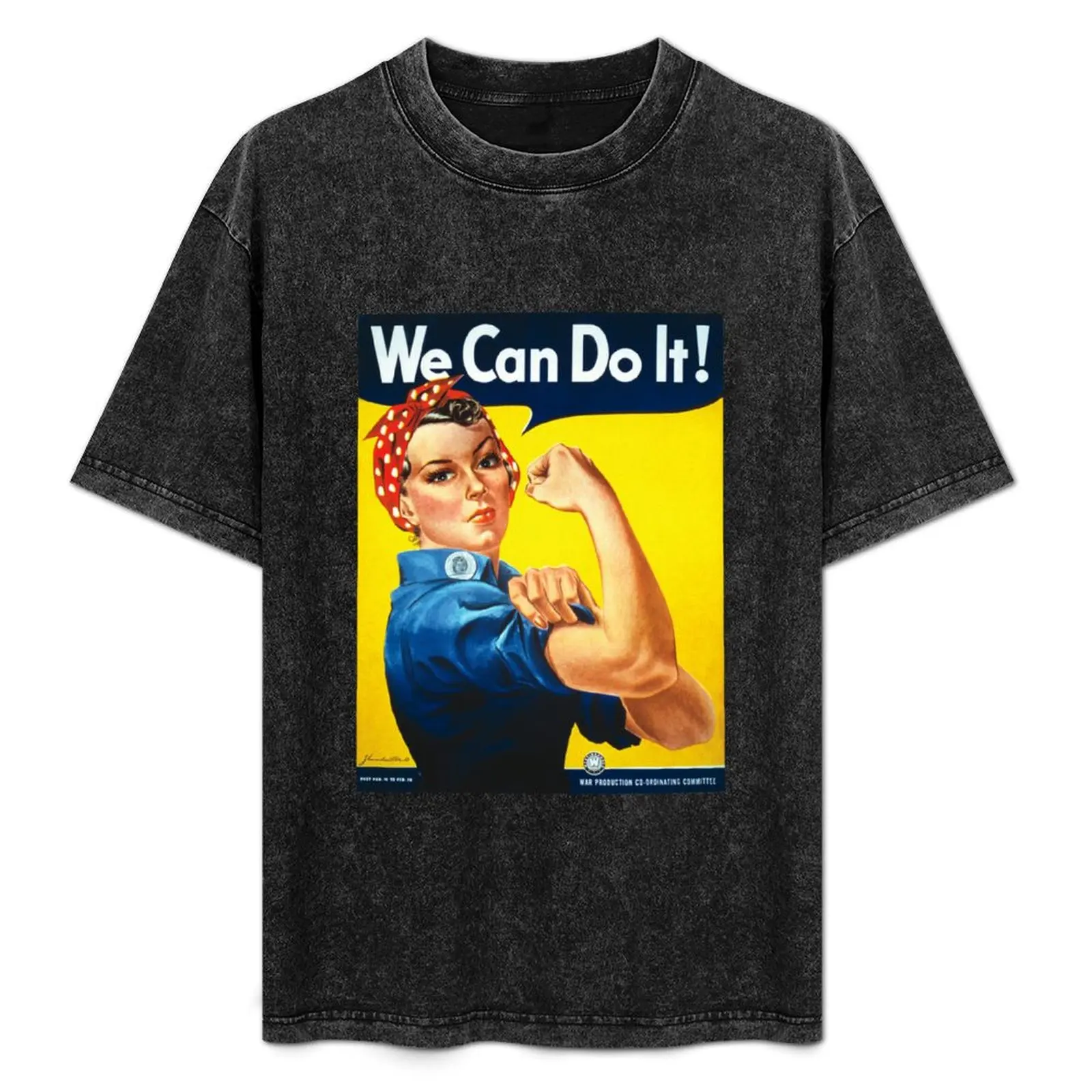 Rosie The Riveter -- We Can Do It T-Shirt Basic Solid Color Short Sleeve Cotton Top
Rosie The Riveter -- We Can Do It T-Shirt Basic Solid Color Short Sleeve Cotton Top