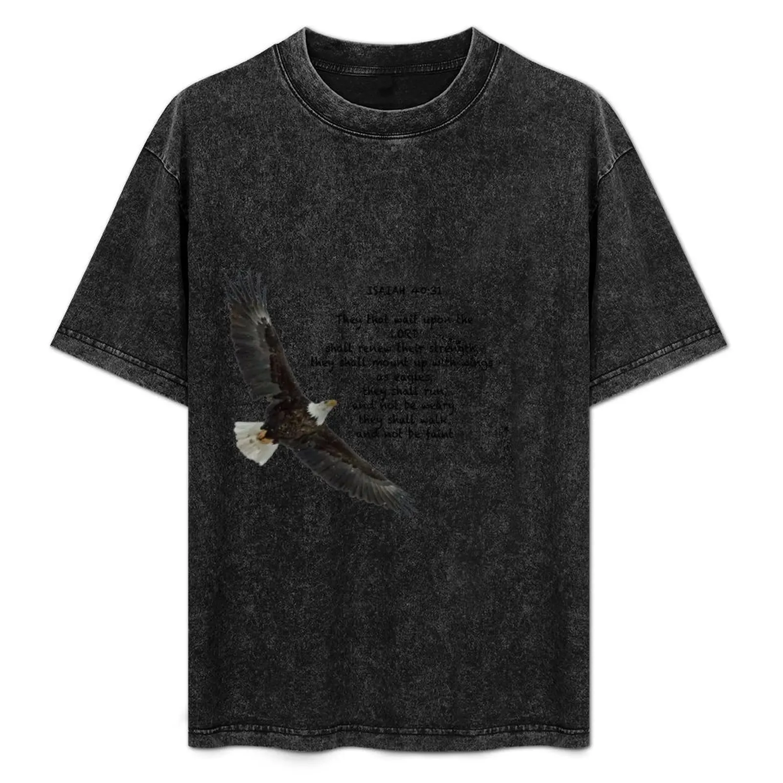 Isaiah 40:31 T-Shirt Comfortable Basic Crew Neck Tee
Isaiah 40:31 T-Shirt Comfortable Basic Crew Neck Tee