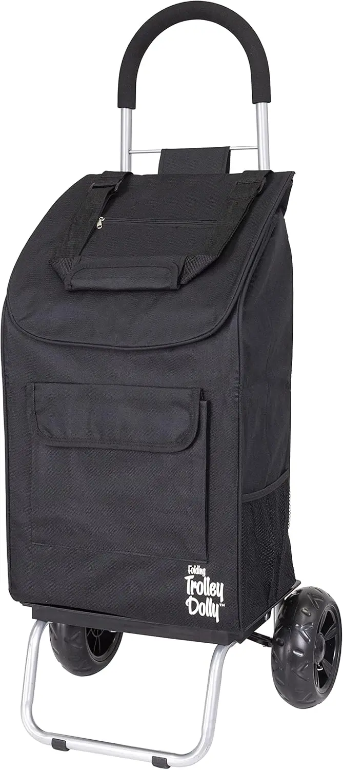 Foldable Shopping Cart with Wheels and Removable Bag - Portable Grocery Trolley for Easy Transport
Foldable Shopping Cart with Wheels and Removable Bag - Portable Grocery Trolley for Easy Transport