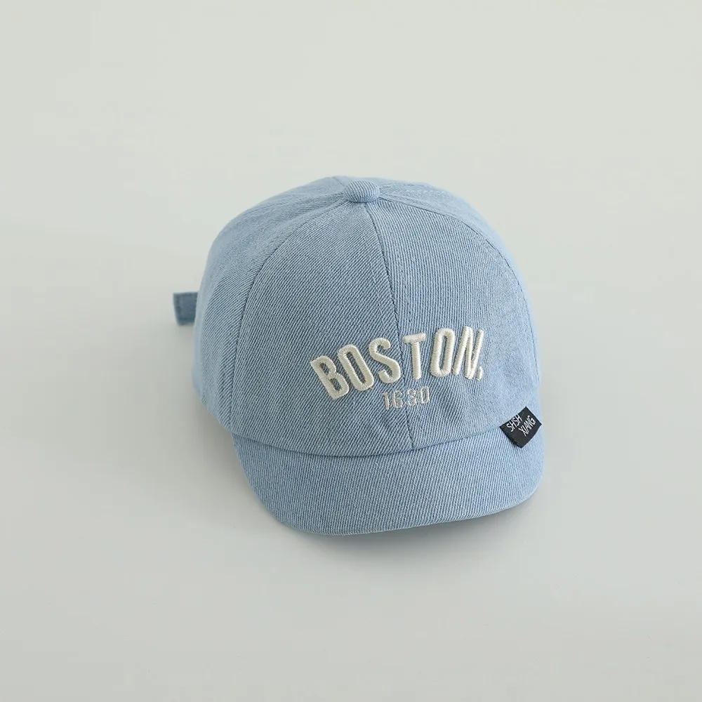 Fashion Blue Denim Cap Short Brim Dome Letter Baseball Cap 1-3Y Hip Hop Baby Visor Hat Kids
Fashion Blue Denim Cap Short Brim Dome Letter Baseball Cap 1-3Y Hip Hop Baby Visor Hat Kids