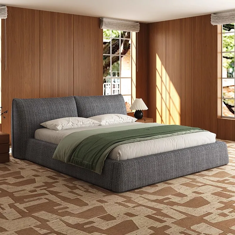 Nordic Gray Double Bed Australia Cheap Normal King Size Cloud Double Bed Japanese Luxury Adults Camas De Dormitorio Furniture
Nordic Gray Double Bed Australia Cheap Normal King Size Cloud Double Bed Japanese Luxury Adults Camas De Dormitorio Furniture