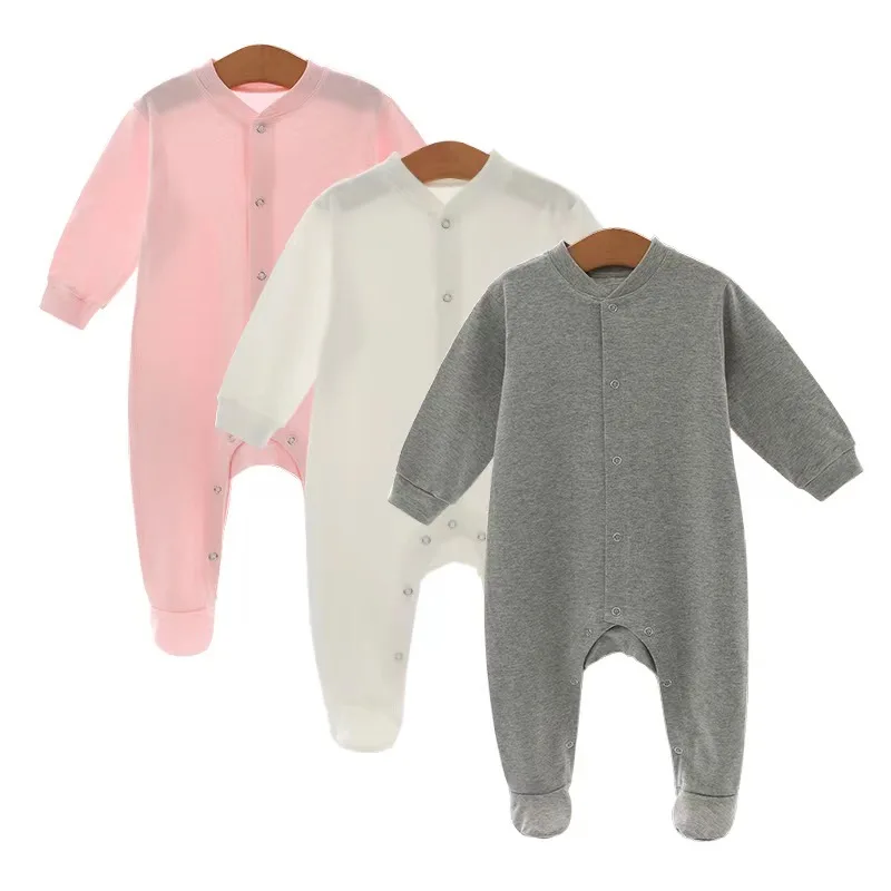 Solid Baby Rompers Cotton Boys Girls Newborn Long Sleeve Spring Winter Clothes Onesie Jumpsuit Infant Soft Pajamas with beanies
Solid Baby Rompers Cotton Boys Girls Newborn Long Sleeve Spring Winter Clothes Onesie Jumpsuit Infant Soft Pajamas with beanies