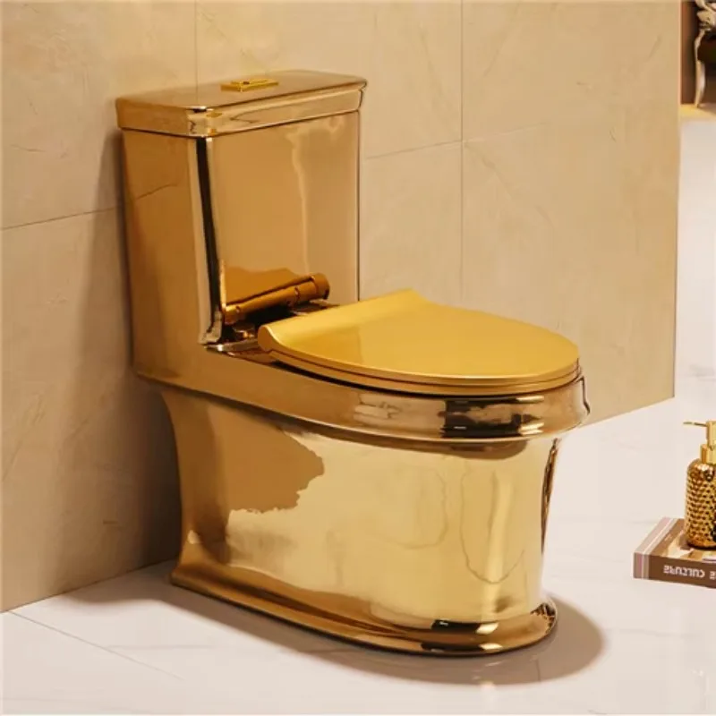 European style home hotel luxury golden color water closet one piece toilet ceramic gold toilets
European style home hotel luxury golden color water closet one piece toilet ceramic gold toilets