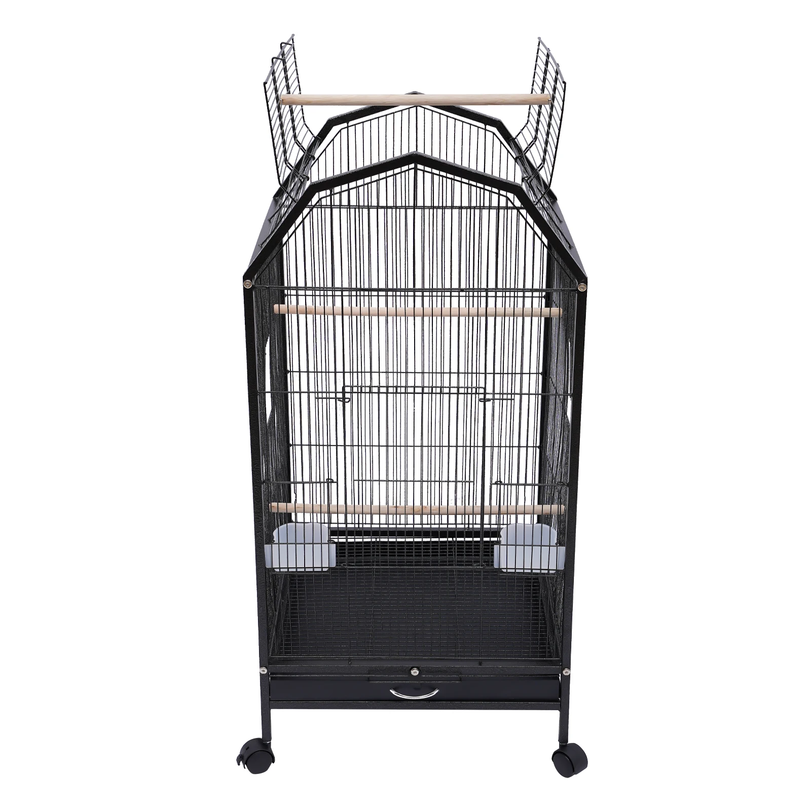 40inch Bird Cage with Rolling Wheels Open-Top Parrot Cage Sturdy Iron Pet Bird Flight Cage Large Birdcage for Parrots Cockatiels
40inch Bird Cage with Rolling Wheels Open-Top Parrot Cage Sturdy Iron Pet Bird Flight Cage Large Birdcage for Parrots Cockatiels