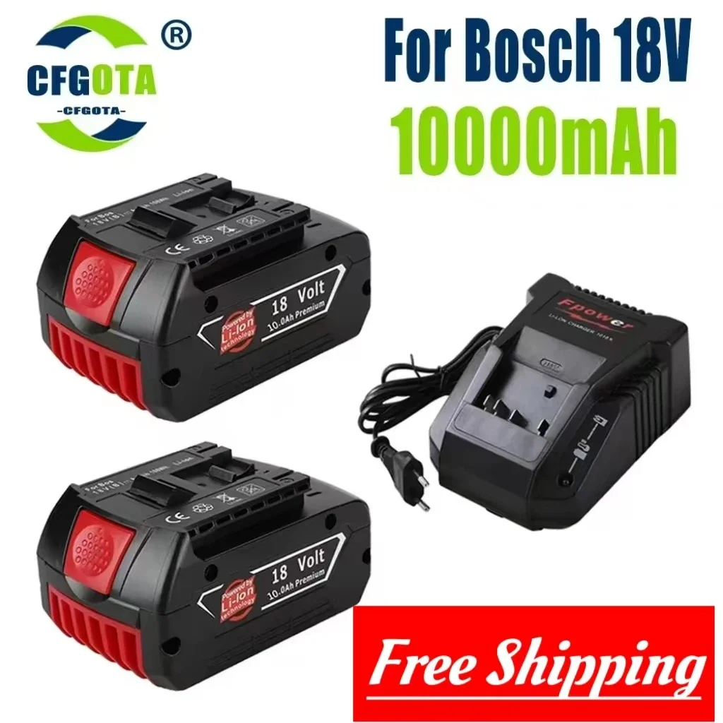 Original Replacement BAT609 18 Volt 6.0Ah8.0Ah10Ah Rechargeable Lithium Ion Battery for Bosch 18V 10Ah Backup Battery Portable
Original Replacement BAT609 18 Volt 6.0Ah8.0Ah10Ah Rechargeable Lithium Ion Battery for Bosch 18V 10Ah Backup Battery Portable