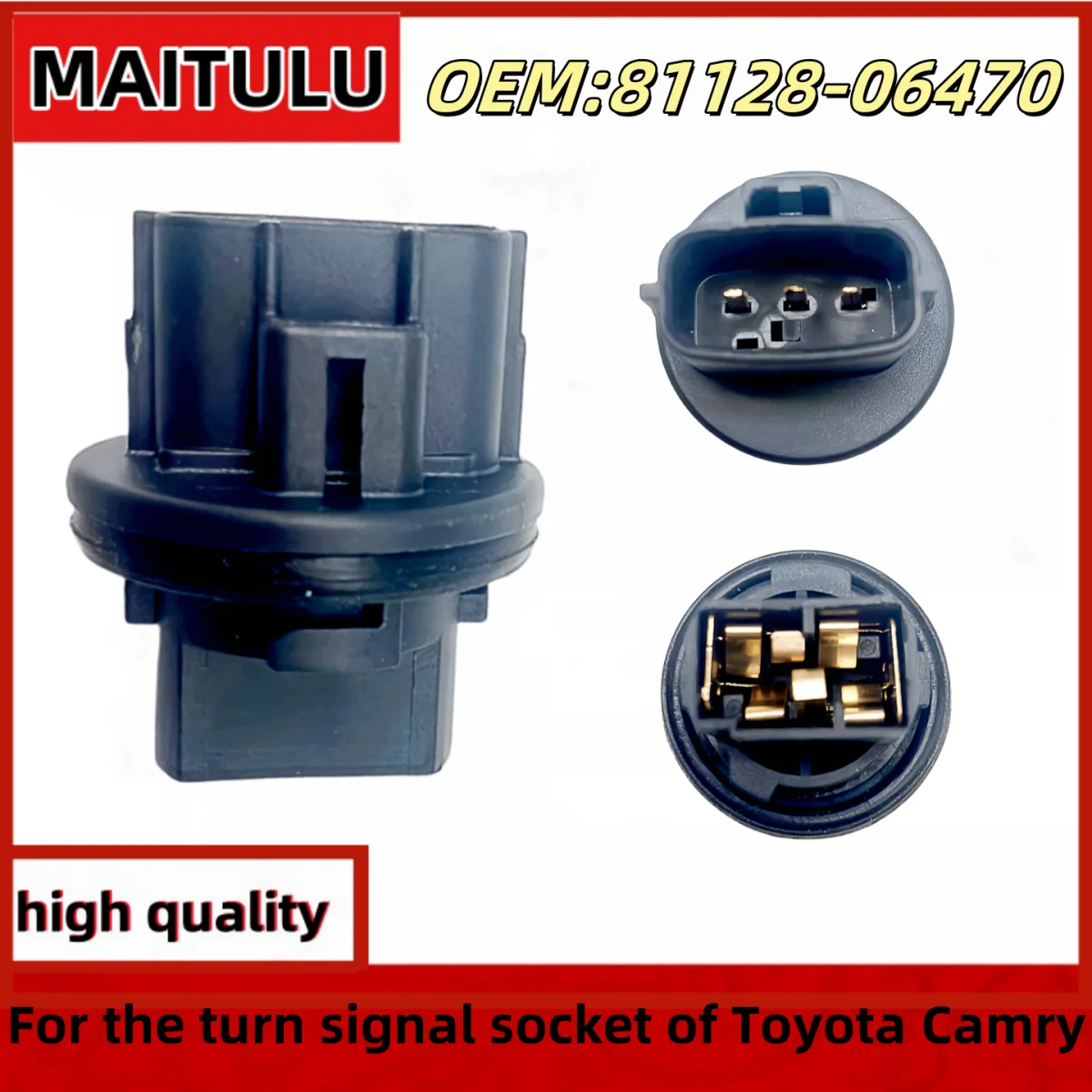 2pcs Car Turn Signal Light Socket Suit Bulb Holder 8112806470 8111002S30 For Toyota For Camry Automobile Accessories
2pcs Car Turn Signal Light Socket Suit Bulb Holder 8112806470 8111002S30 For Toyota For Camry Automobile Accessories