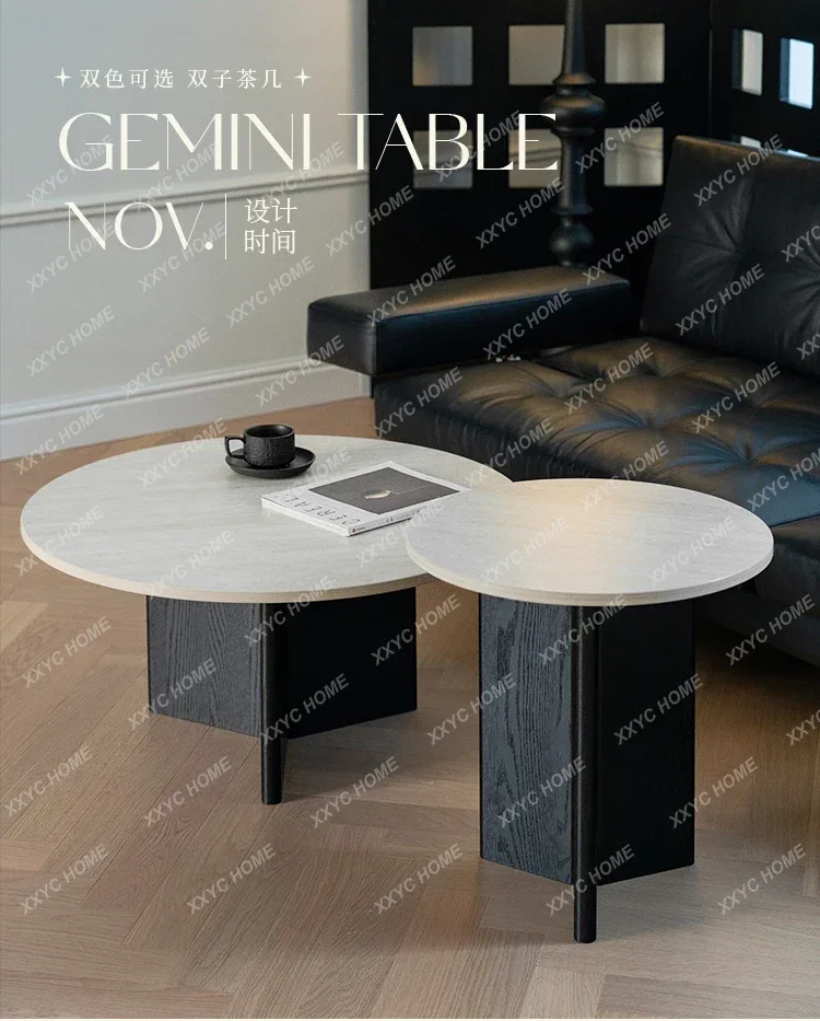 Gemini/Cave Stone Stone Plate Durable/Simple Black/Medieval Teak Color Size round Coffee Table Combination
Gemini/Cave Stone Stone Plate Durable/Simple Black/Medieval Teak Color Size round Coffee Table Combination