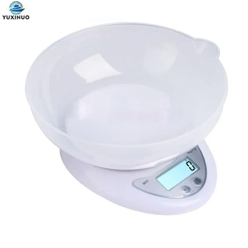 WH-B05 Kitchen Scale 5KG/1g or 1KG/0.1g LCD Cooking Measuring Electronic Digital Scale Balance Weight Scale with Food Tray Bowl
WH-B05 Kitchen Scale 5KG/1g or 1KG/0.1g LCD Cooking Measuring Electronic Digital Scale Balance Weight Scale with Food Tray Bowl