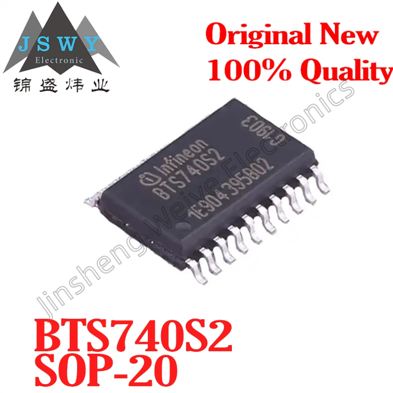 (1/10pcs) BTS740S2 SOP-20/Dual-channel High-end Power Switching Chip/New Original Stock Electronics
(1/10pcs) BTS740S2 SOP-20/Dual-channel High-end Power Switching Chip/New Original Stock Electronics
