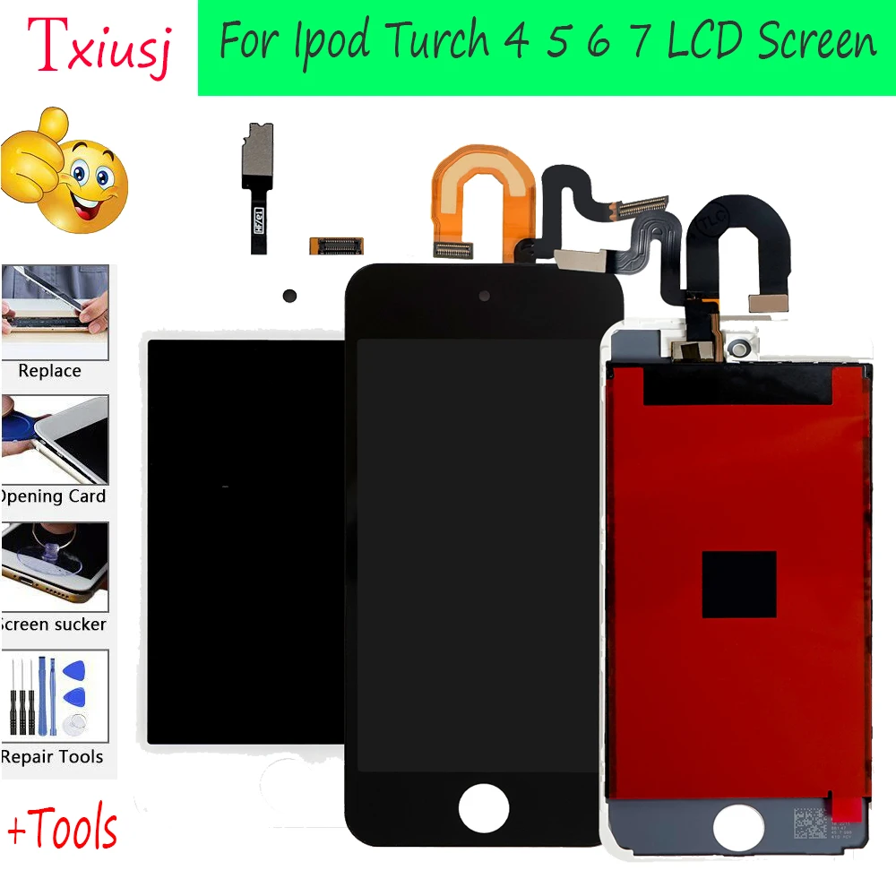 AA+ LCD Display For iPod Touch 4 5 6 7 IPS LCD Touch Screen Digitizer Assembly For iPod Touch 5th 6th 7th LCD screen Replacement
AA+ LCD Display For iPod Touch 4 5 6 7 IPS LCD Touch Screen Digitizer Assembly For iPod Touch 5th 6th 7th LCD screen Replacement