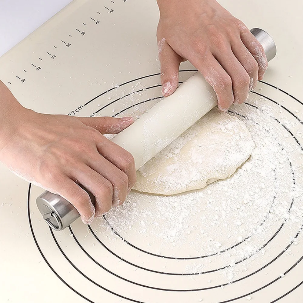 Silicone Baking Mat Bakery Rolling Pin Set Utensils for Kitchen Pastry Pizza Roll Bakery Accessories
Silicone Baking Mat Bakery Rolling Pin Set Utensils for Kitchen Pastry Pizza Roll Bakery Accessories