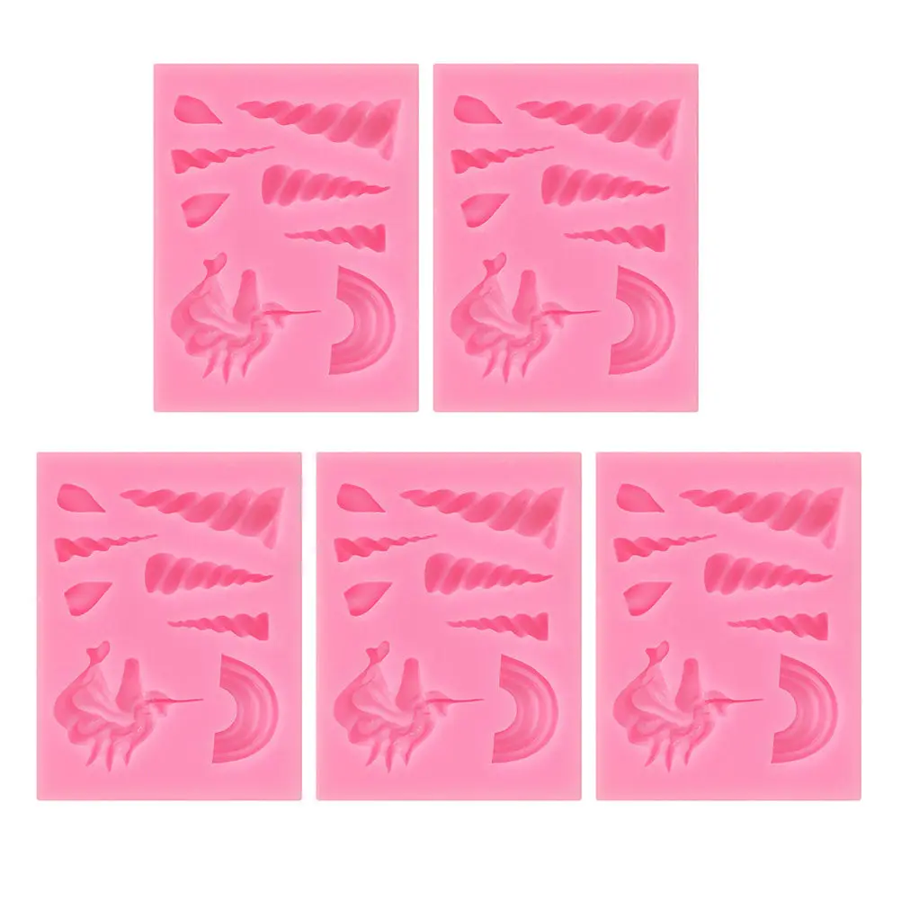 5Pcs Silicone Fondant Cake Mold Set Bpa Free Flexible Smooth Surface for DIY Chocolate Decoration Creative Baking
5Pcs Silicone Fondant Cake Mold Set Bpa Free Flexible Smooth Surface for DIY Chocolate Decoration Creative Baking