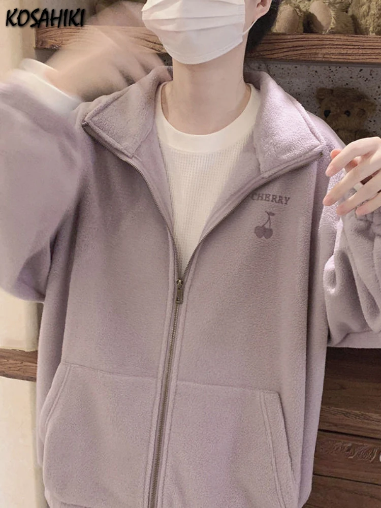 Vintage Stand Neck Loose Pocket Sweatshirts Autumn Winter Casual Y2k Aesthetic Hoodies Fashion Coats Women Ins All Match Trendy
Vintage Stand Neck Loose Pocket Sweatshirts Autumn Winter Casual Y2k Aesthetic Hoodies Fashion Coats Women Ins All Match Trendy