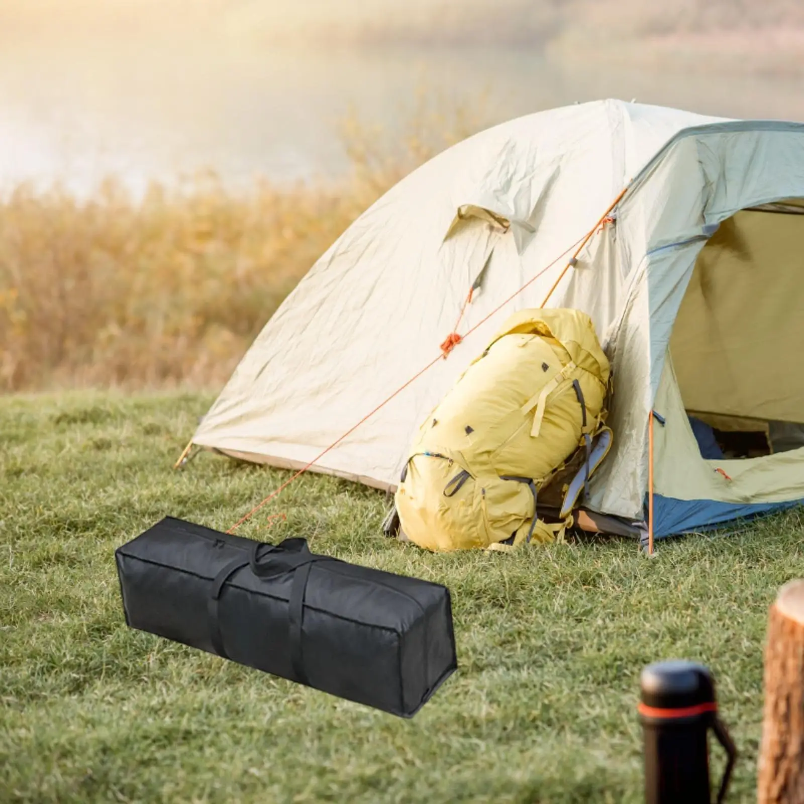 Travel Duffle Bag Organizer with Zipper Easy to Clean Large Sports Equipment Storage for Gym Outdoor Fishing Camping Tent Pole
Travel Duffle Bag Organizer with Zipper Easy to Clean Large Sports Equipment Storage for Gym Outdoor Fishing Camping Tent Pole